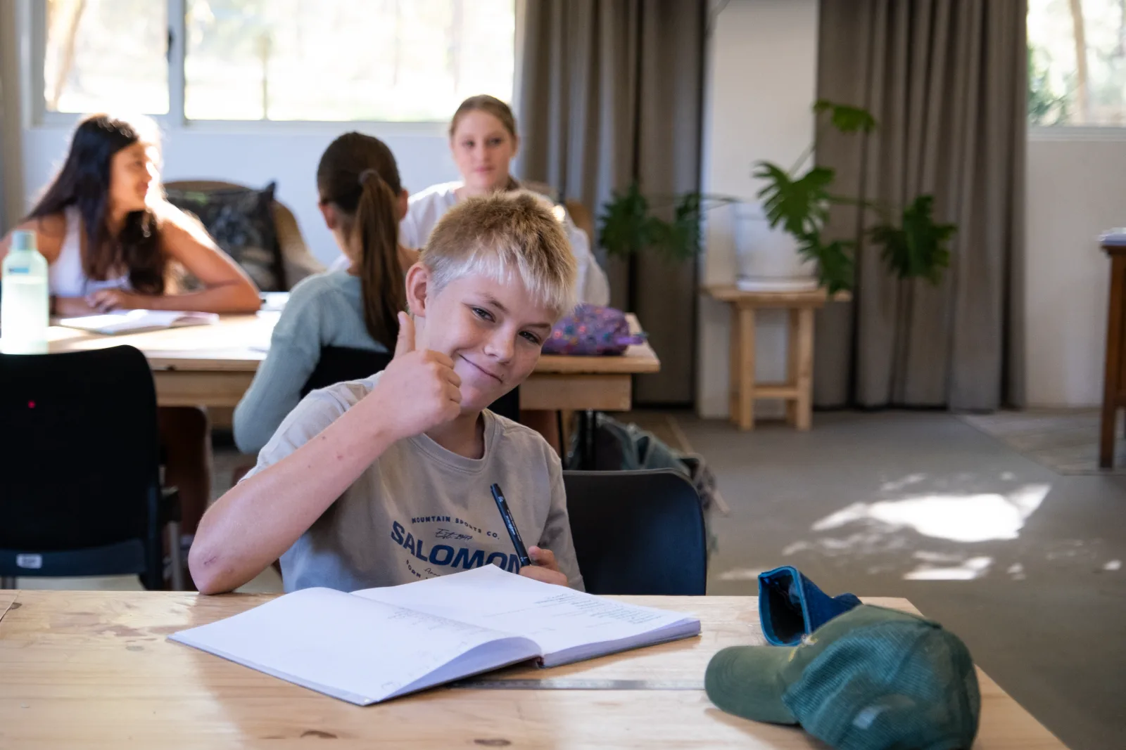 Middle school classroom at Newberry House